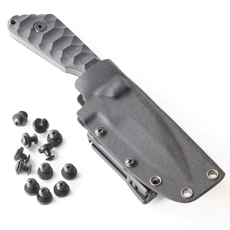 24Pcs Belt Attachments Clips Holster Belt Loops Screw Set Chicago Screw Comes with Washer for DIY Kydex Sheath Hand Tool Parts