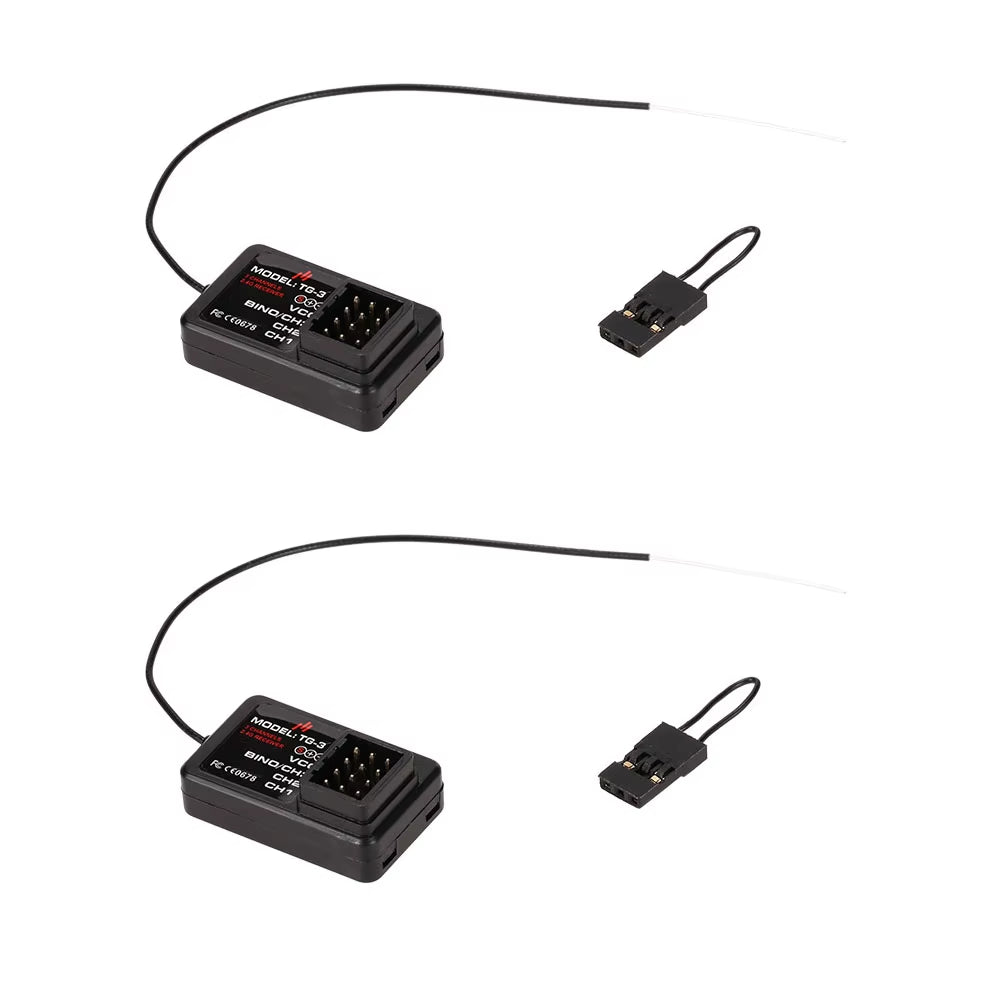 Original High Quality TG3 2.4G 3CH RC Transmitter Digital Radio Remote Control Transmitter with Receiver for RC Car Boat