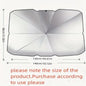 Car Sunshade Umbrella Car Front Window Sunshade Cover Car Sunshade Cover Car Windshield Protection Accessories