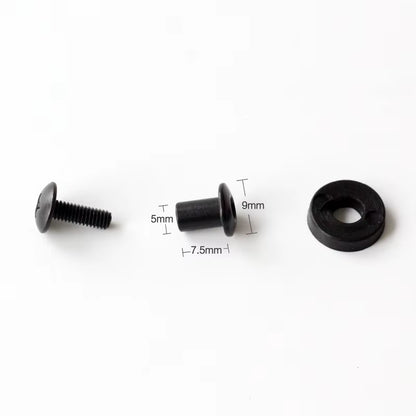 100Pcs Belt Attachments Clips Screw Set Chicago Screw Comes with Washer for DIY Kydex Sheath Holster Hand Tool Parts