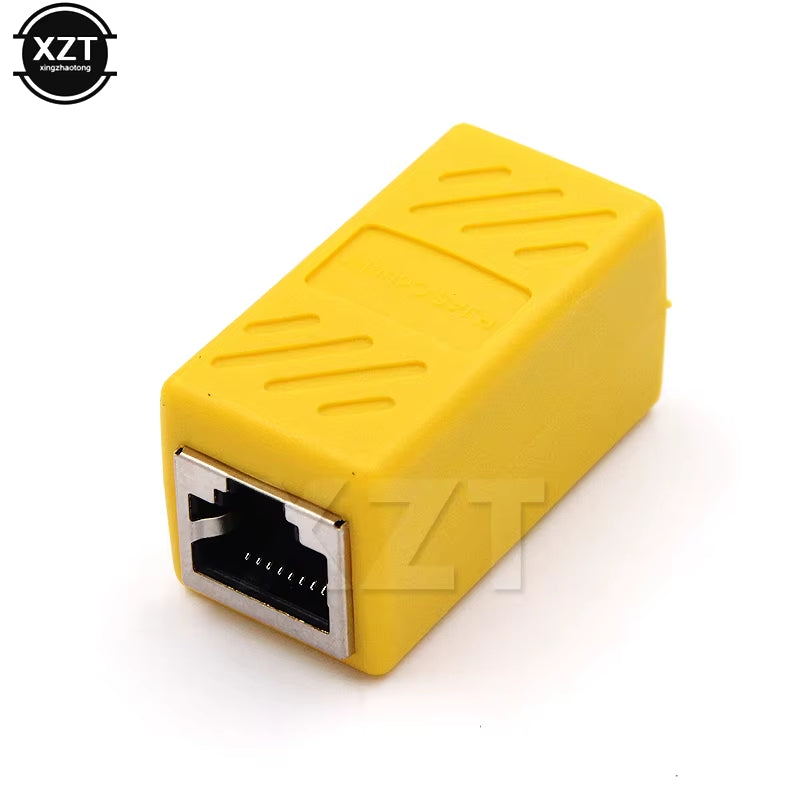 1 to 2 Ways Network LAN Cable Ethernet Female Cat6 RJ45 Splitter Connector Adapter UTP Cat7 5E Conector Switch Adapters Coupler