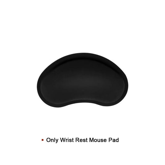 New Wrist Rest Mouse Pad Memory Foam Superfine Fibre Wrist Rest Pad Ergonomic Mousepad for Typist Office Gaming PC Laptop