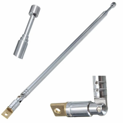 Antenna Radio Portable 4 Sections TV Antenna Telescopic Rotatable Antenna Aerial for Radio TV Antenna Rod Telescopic Antenna NEW