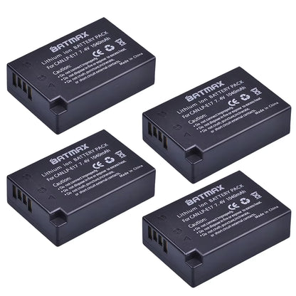 1040Mah LP-E17 LP E17 Camera Battery + LCD Dual USB Charger for Canon EOS M3 M5 M6 750D 760D T6I T6S 800D 8000D Kiss X8I