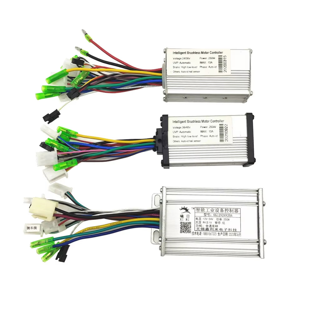250W DC 12V 24V 36V 48V Brushless Motor Speed Montroller, Motor Driver