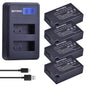 1040Mah LP-E17 LP E17 Camera Battery + LCD Dual USB Charger for Canon EOS M3 M5 M6 750D 760D T6I T6S 800D 8000D Kiss X8I