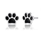 Real 100% 925 Sterling Silver Lovely Cat Pet Stud Earrings for Women S925 Silver Earring Fashion Jewelry Gift FIE073