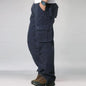 Cotton Men'S Cargo Pants Casual Multi Pockets Tactical Work Pants Men Outerwear Straight Slacks Long Trousers for Men Clothing