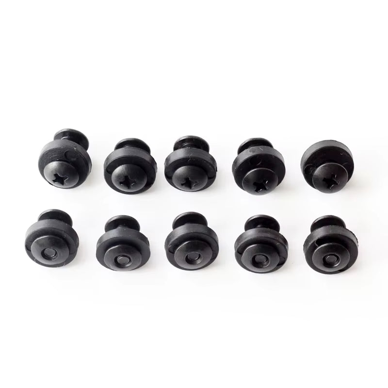 100Pcs Belt Attachments Clips Screw Set Chicago Screw Comes with Washer for DIY Kydex Sheath Holster Hand Tool Parts