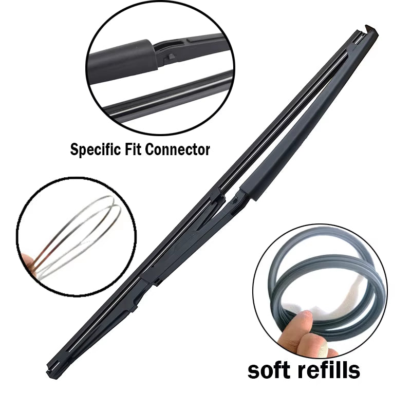 Erick'S Wiper 14" Rear Wiper Blade for Fiat Punto 188 1999 - 2010 Windshield Windscreen Clean Tailgate Window Car Rain Brush