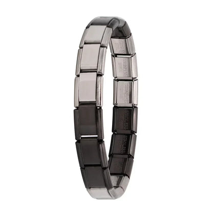 New Women'S Jewelry 9Mm Width Itanlian Elastic Charm Bracelet Fashion Stainless Steel Bangle ST-
