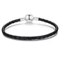 925 Sterling Silver Bracelet – Barrel Snap Clasp, Cubic Zirconia, Bangle Bracelet, Chain Bracelet, Charm, Sizes 17–21