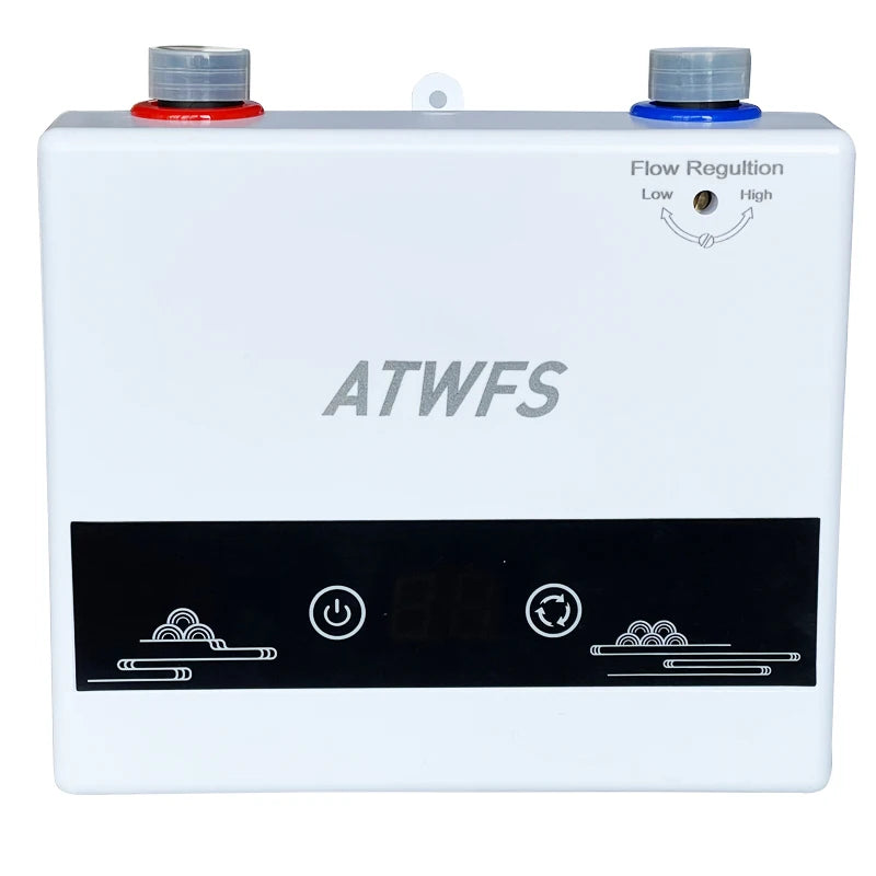 Instant Water Heater 220V 4000W Portable Electric Heaters for Bathroom Hot Water Shower and Home Kitchen Heating
