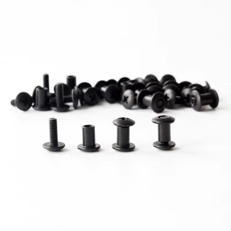 24Pcs Belt Attachments Clips Holster Belt Loops Screw Set Chicago Screw Comes with Washer for DIY Kydex Sheath Hand Tool Parts