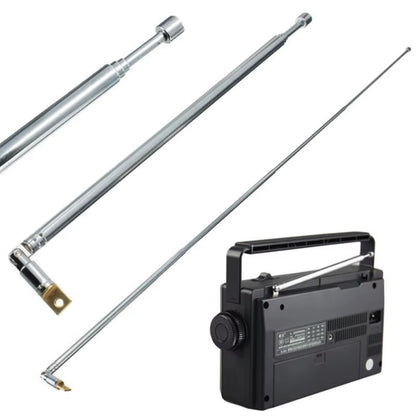 Antenna Radio Portable 4 Sections TV Antenna Telescopic Rotatable Antenna Aerial for Radio TV Antenna Rod Telescopic Antenna NEW