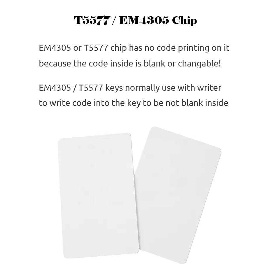 EM4305 T5577 Copy Rewritable Writable Rewrite EM ID Keyfobs RFID Tag Key Ring Card 125KHZ Proximity Token Access Duplicate