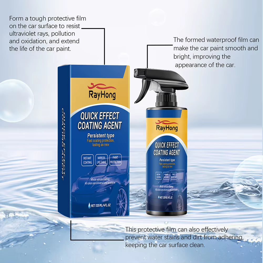 Car Coating Spray Multi-Functional Quick-Dry Cars Polish Maintenance Water Scratch Wax Polish Hydrophobic Spray Cars Accessories