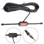 Car Radio Antenna AM/FM Radio Sheep Antenna T-Shaped Small-Sized Hidden Glass Car Stereo AM FM Dipole Antenna Instrument Part