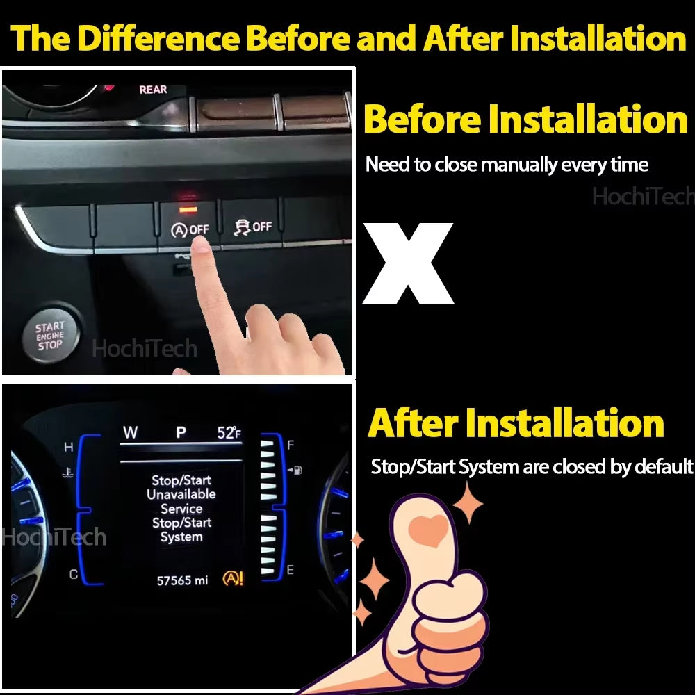 For Audi A4 S4 RS4 B9 2016-2024 Car Automatic Start and Stop Engine off Device Control Sensor Auto Stop Canceller